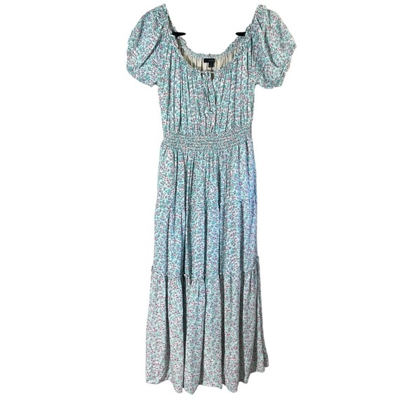 J. CREW Puff-Sleeve Midi Dress in Floral AO886 - Picture 3 of 15